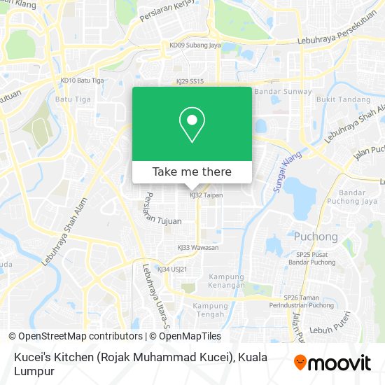 Kucei's Kitchen (Rojak Muhammad Kucei) map