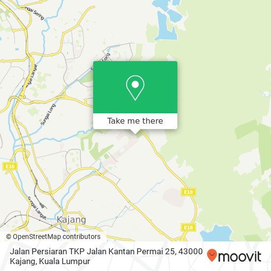 Jalan Persiaran TKP Jalan Kantan Permai 25, 43000 Kajang map