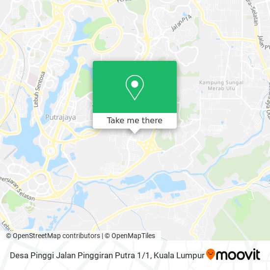 Peta Desa Pinggi Jalan Pinggiran Putra 1 / 1