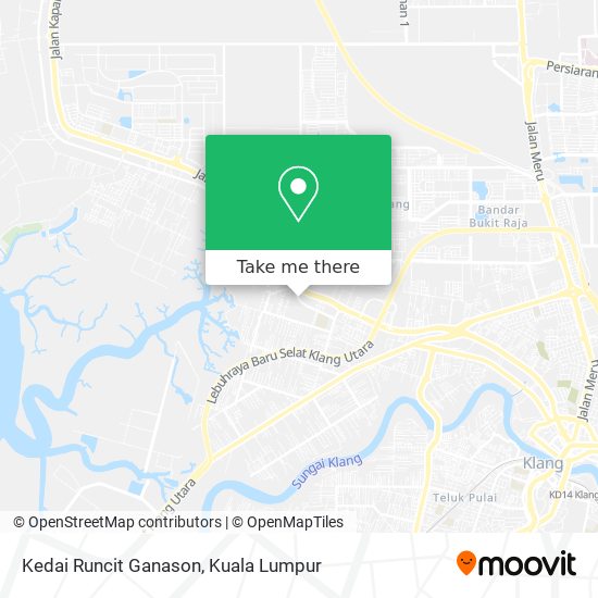 Kedai Runcit Ganason map