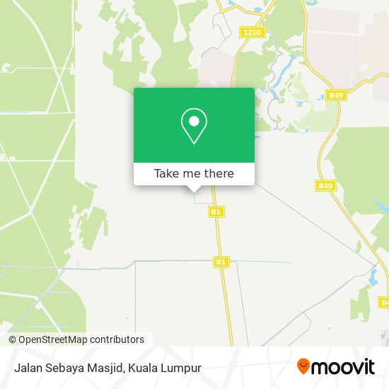 Peta Jalan Sebaya Masjid