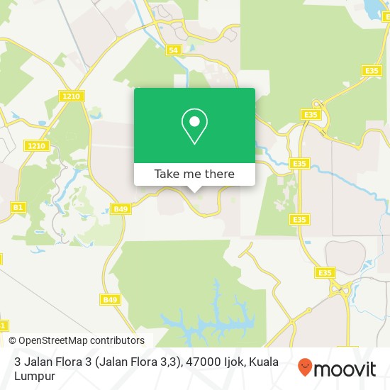 3 Jalan Flora 3 (Jalan Flora 3,3), 47000 Ijok map