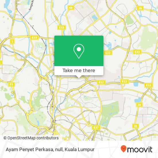 Ayam Penyet Perkasa, null map