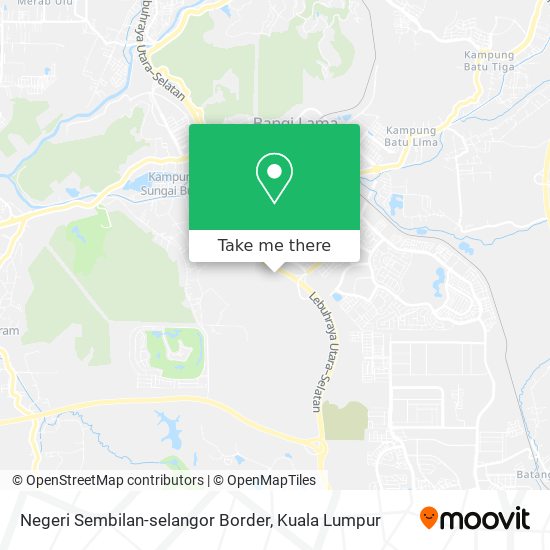 Peta Negeri Sembilan-selangor Border