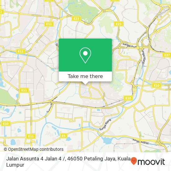 Peta Jalan Assunta 4 Jalan 4 /, 46050 Petaling Jaya