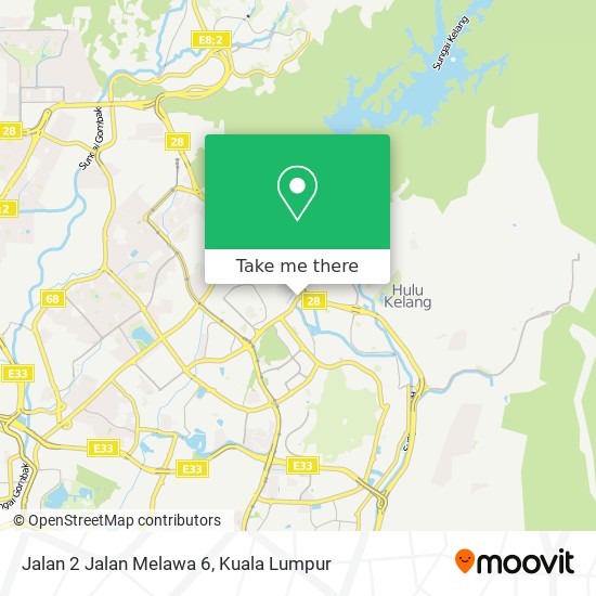 Jalan 2 Jalan Melawa 6 map