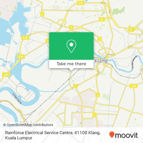 Rainforce Electrical Service Centre, 41100 Klang map