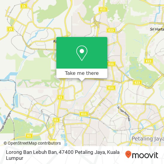 Lorong Ban Lebuh Ban, 47400 Petaling Jaya map