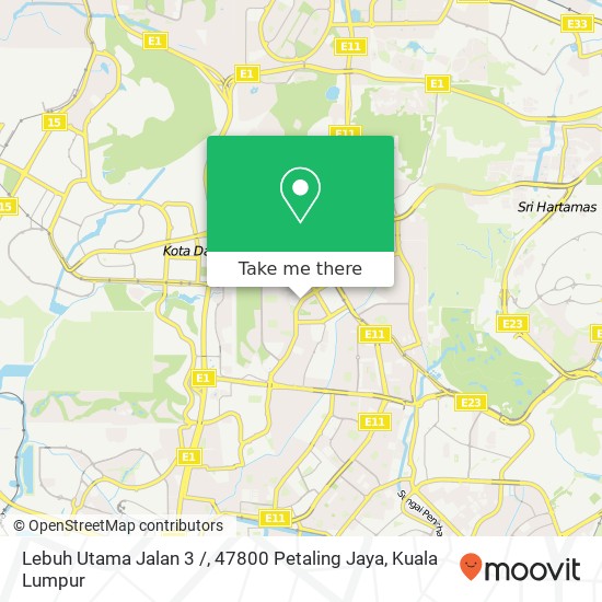 Lebuh Utama Jalan 3 /, 47800 Petaling Jaya map