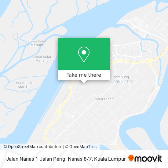 Peta Jalan Nanas 1 Jalan Perigi Nanas 8 / 7