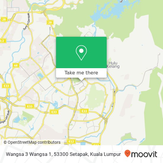 Wangsa 3 Wangsa 1, 53300 Setapak map