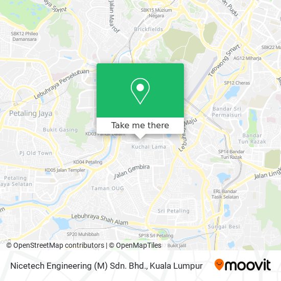 Nicetech Engineering (M) Sdn. Bhd. map