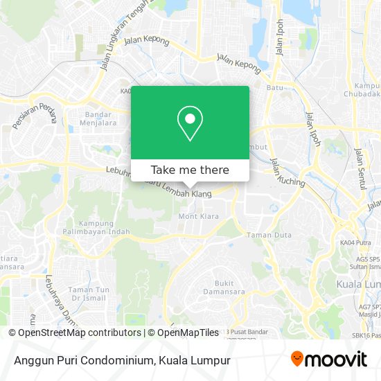 Anggun Puri Condominium map