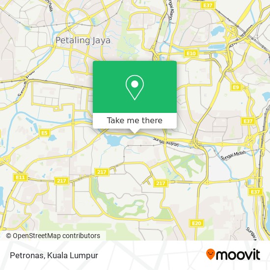 Petronas map