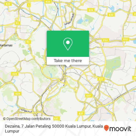 Dezaina, 7 Jalan Petaling 50000 Kuala Lumpur map