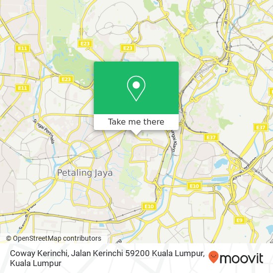 Coway Kerinchi, Jalan Kerinchi 59200 Kuala Lumpur map