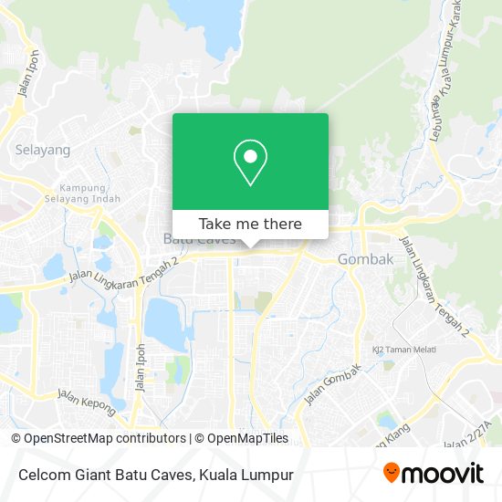 Peta Celcom Giant Batu Caves