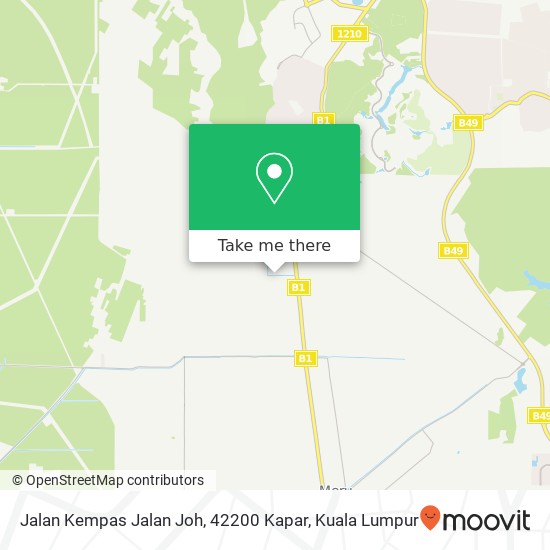 Jalan Kempas Jalan Joh, 42200 Kapar map