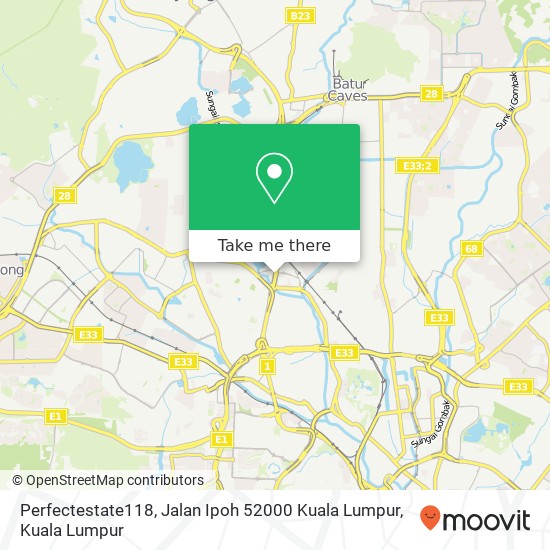 Perfectestate118, Jalan Ipoh 52000 Kuala Lumpur map