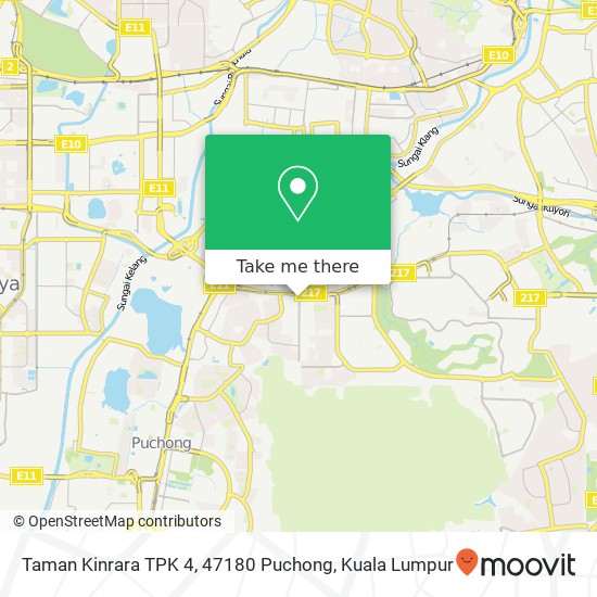 Taman Kinrara TPK 4, 47180 Puchong map