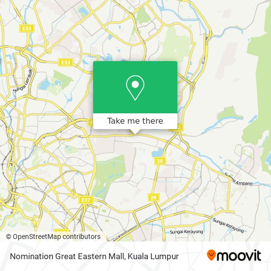Nomination Great Eastern Mall map