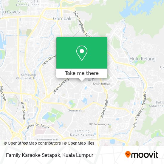 Family Karaoke Setapak map