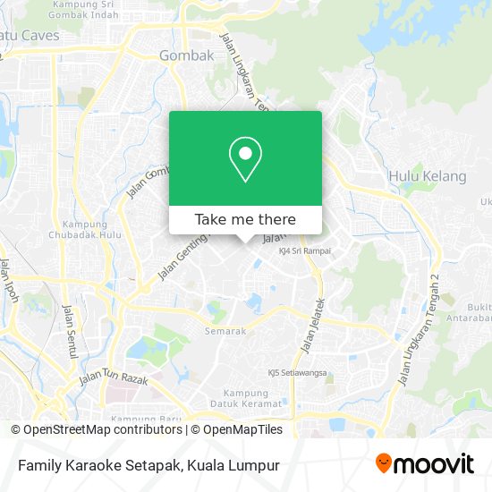 Family Karaoke Setapak map