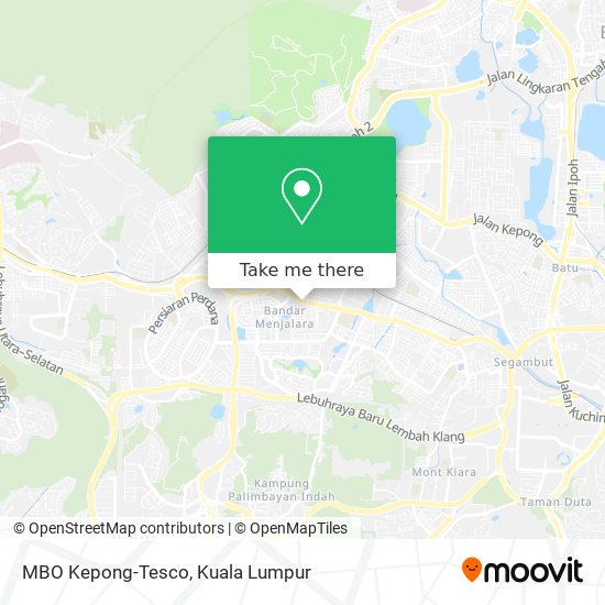 MBO Kepong-Tesco map