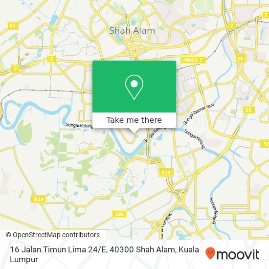 16 Jalan Timun Lima 24 / E, 40300 Shah Alam map