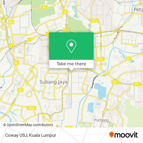 Coway USJ map