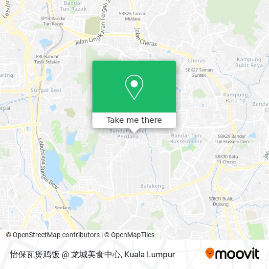 怡保瓦煲鸡饭 @ 龙城美食中心 map