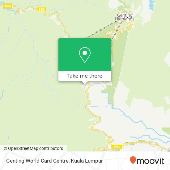 Genting World Card Centre map