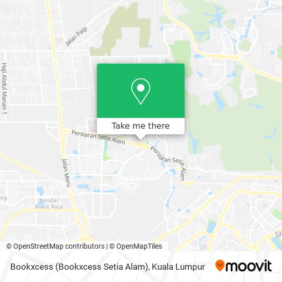 Bookxcess (Bookxcess Setia Alam) map