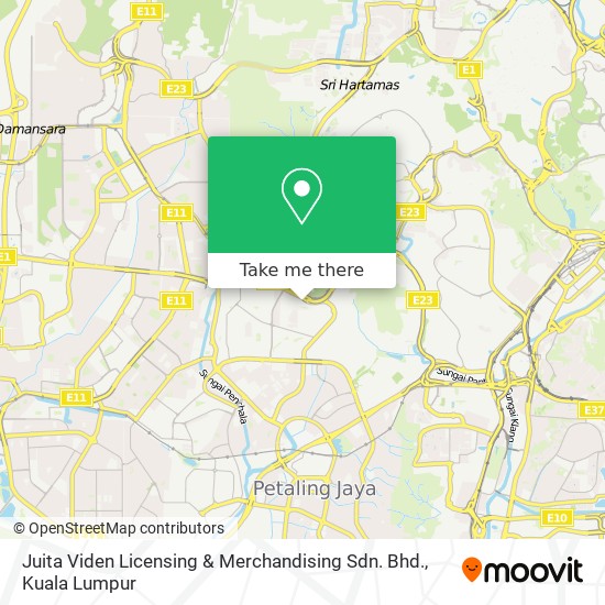 Juita Viden Licensing & Merchandising Sdn. Bhd. map