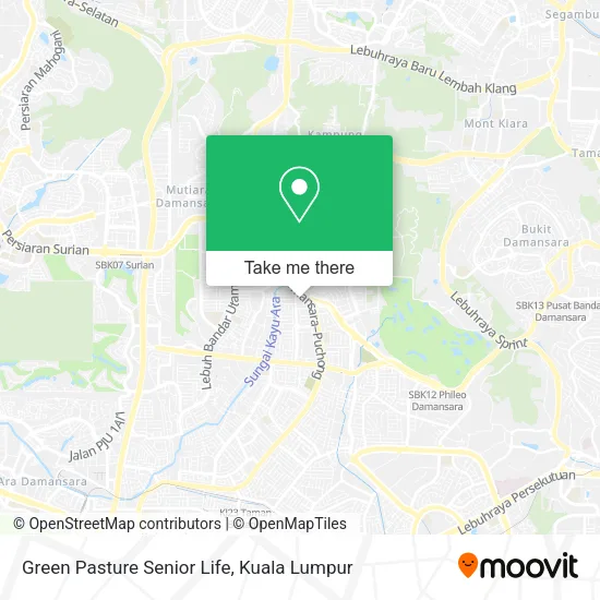 Green Pasture Senior Life map