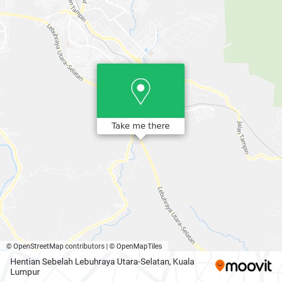Hentian Sebelah Lebuhraya Utara-Selatan map