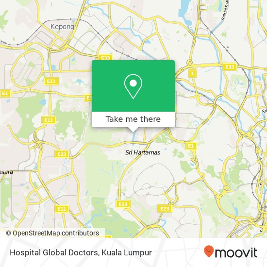 Hospital Global Doctors map