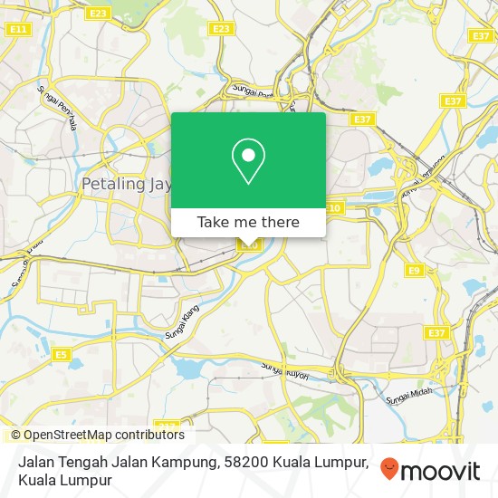 Jalan Tengah Jalan Kampung, 58200 Kuala Lumpur map