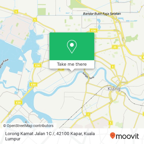 Lorong Kamat Jalan 1C /, 42100 Kapar map