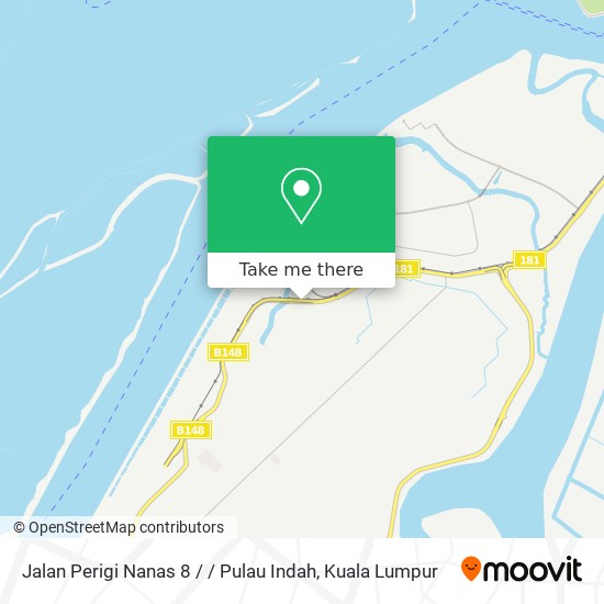 Peta Jalan Perigi Nanas 8 / / Pulau Indah