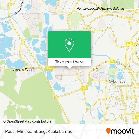 Pasar Mini Kiambang map