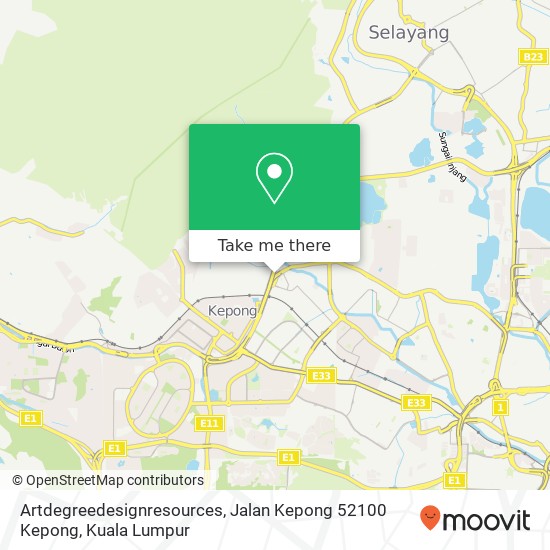 Artdegreedesignresources, Jalan Kepong 52100 Kepong map