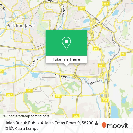 Jalan Bubuk Bubuk 4 Jalan Emas Emas 9, 58200 吉隆坡 map