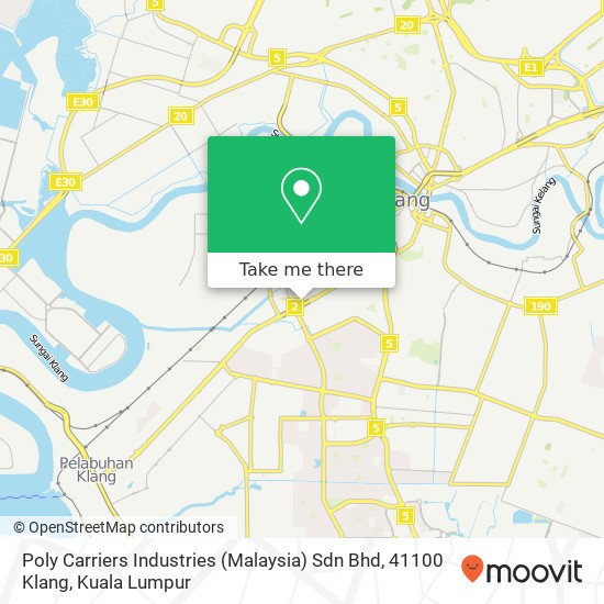 Poly Carriers Industries (Malaysia) Sdn Bhd, 41100 Klang map