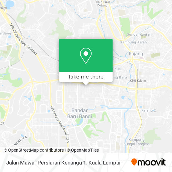 Jalan Mawar Persiaran Kenanga 1 map