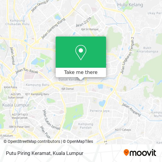 Putu Piring Keramat map