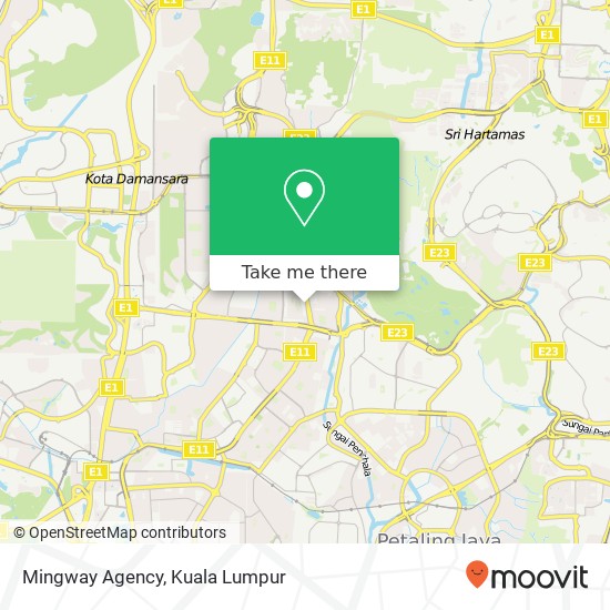 Mingway Agency map