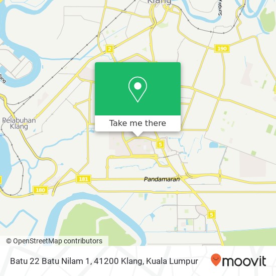 Batu 22 Batu Nilam 1, 41200 Klang map