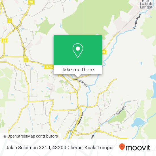 Jalan Sulaiman 3210, 43200 Cheras map