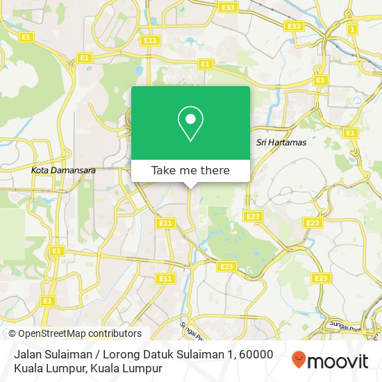 Peta Jalan Sulaiman / Lorong Datuk Sulaiman 1, 60000 Kuala Lumpur